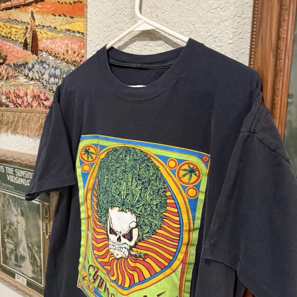 Vintage 90s RARE Cypress Hill 1993 European Tour Gem T-Shirt Rap Hip Hop Sz L/XL - Picture 3 of 6